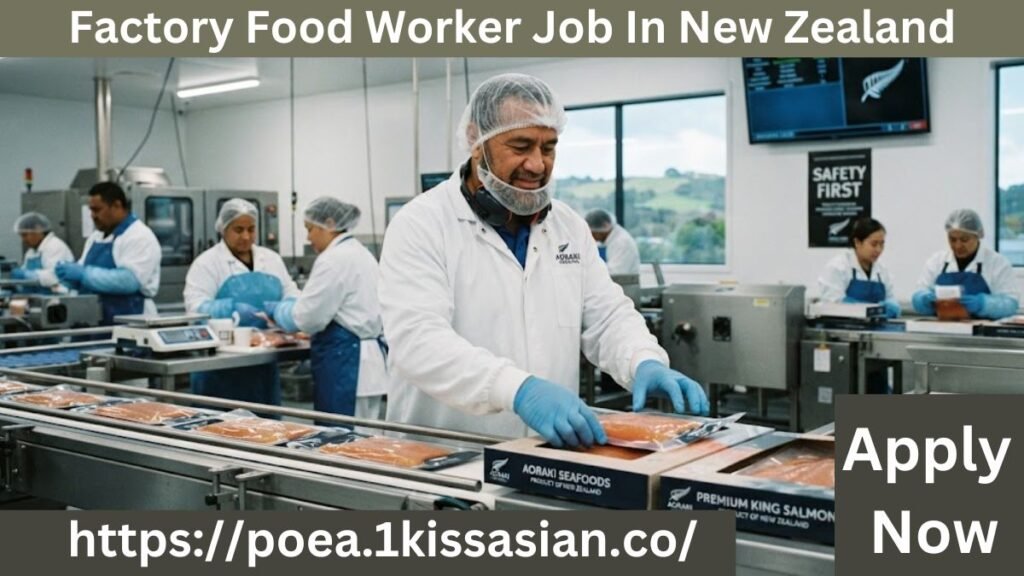 Factory Food Worker Job In New Zealand
