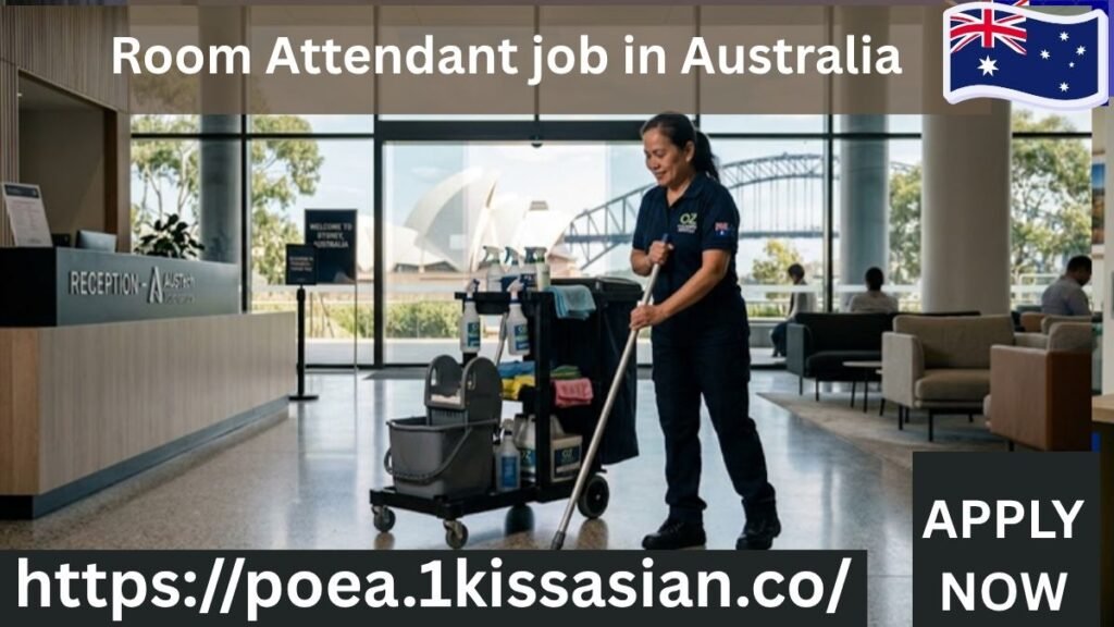 Room Attendant job in Australia
